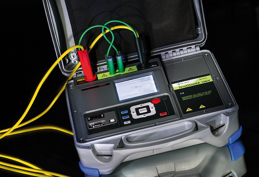 Medidor de Resistencia de Aislamiento Metrel MI 3210 TeraOhmXA 10 Kv (MEGER) - Image 2